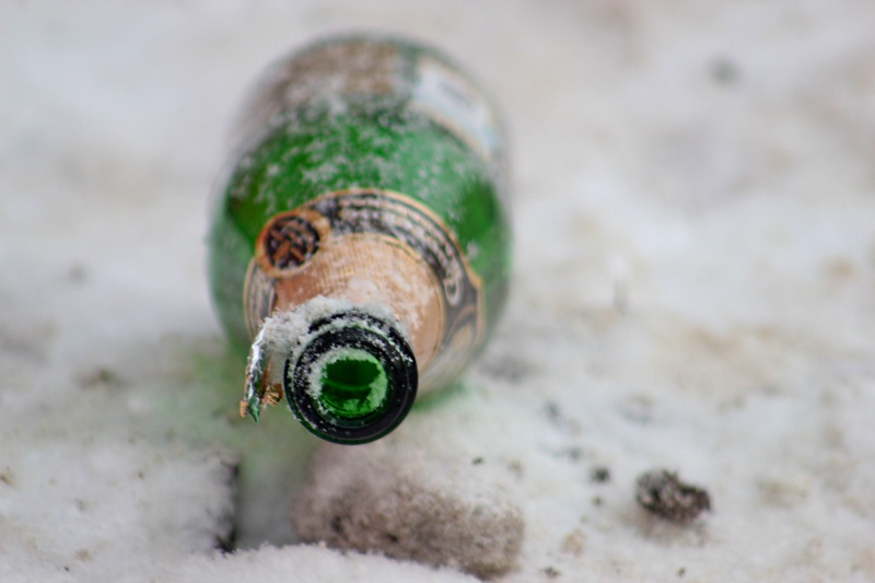 К полудню 1 января практически весь мусор с улиц города был убран