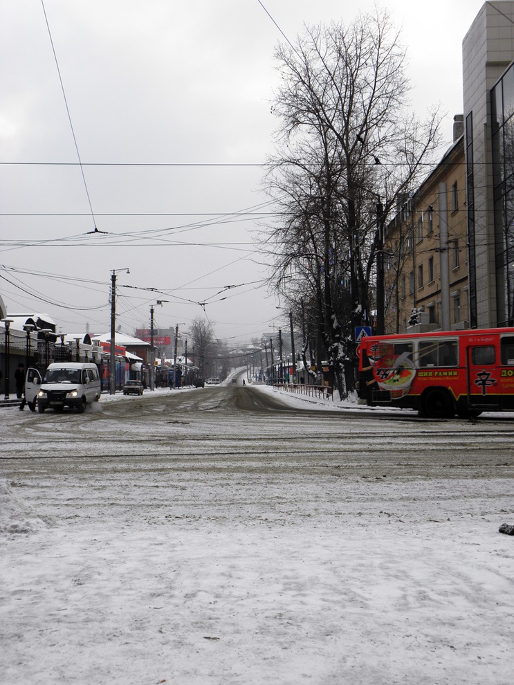 В центре города