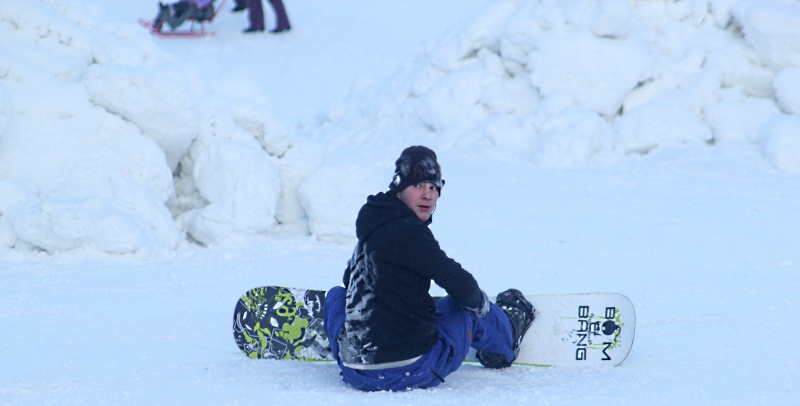На горке в Академгородке