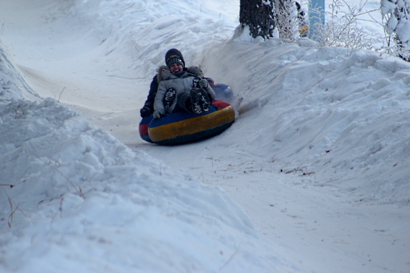 На горке в Академгородке