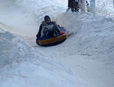 На горке в Академгородке
