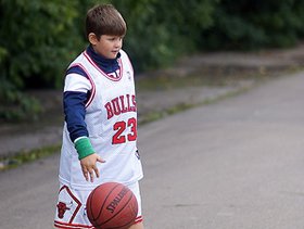 Юный баскетболист. Фото Яны Ушаковой
