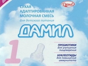 Фрагмент упаковки смеси «Дамил». Изображение с сайта www.medportal.ru