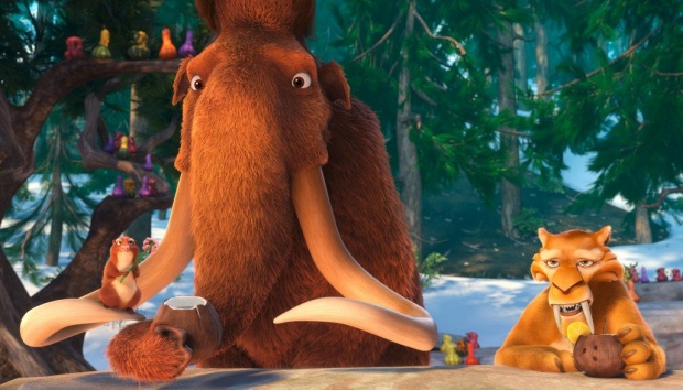 Кадр из мультфильма «Ледниковый период: Столкновение неизбежно». Изображение с сайта www.kinomania.ru