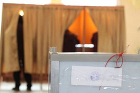На избирательной участке. Фото Никиты Добрынина
