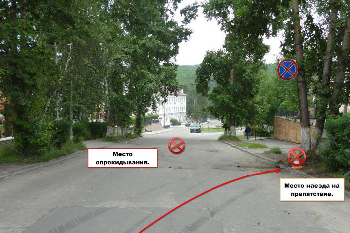 Схема ДТП в Бодайбо