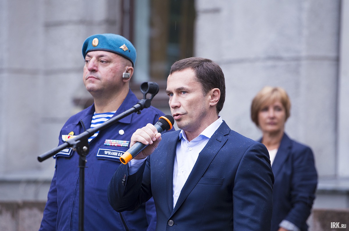 В митинге принял участие мэр Иркутска Дмитрий Бердников.