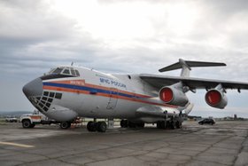 Самолет Ил-76. Фото пресс-службы ГУ МЧС России по Иркутской области