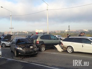 На месте аварии. Фото IRK.ru