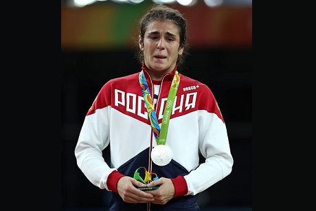 Наталья Воробьева. Фото twitter.com/Olympic_Russia
