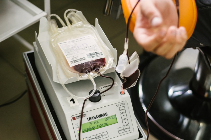Донорство крови вес
