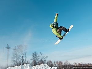 Сноубордист. Фото Владимира Смирнова