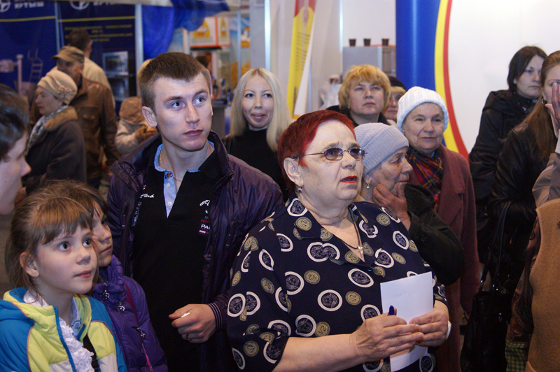 На выставке были и захватывающе интересные моменты