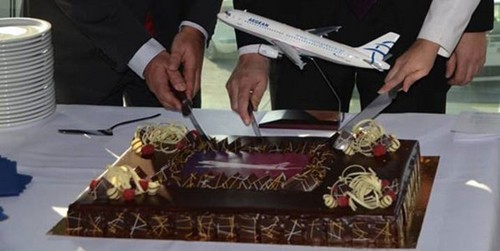 Торт греческой авиакомпании Aegean Airlines