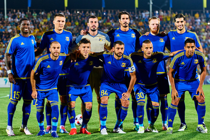 На матче с «Андерлехтом». Фото с сайта www.fc-rostov.ru