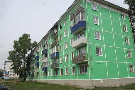 Отремонтированный дом в Усолье-Сибирском. Фото регионального фонда капитального ремонта многоквартирных домов