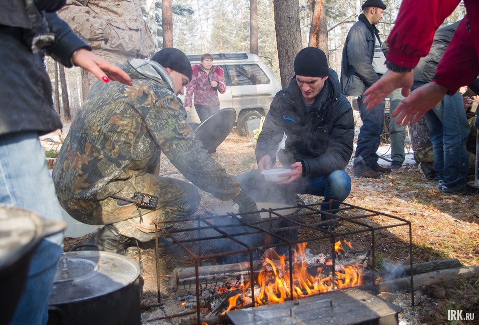 Для участников работала полевая кухня