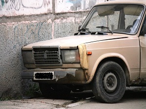 Угнанный автомобиль. Фото Алексея Гуранина