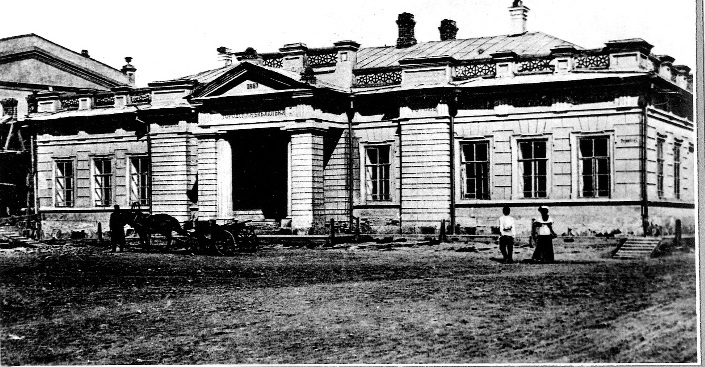Здание городской библиотеки. Фото из архива «Молчановки»