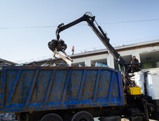 По оценке рабочих, выполнено около 15% работ.