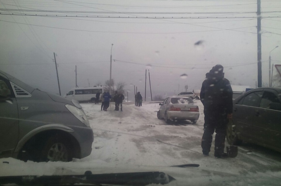 В районе Большой Речки. Фото «ДТП 38RUS»