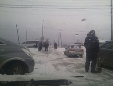 В районе Большой Речки. Фото «ДТП 38RUS»
