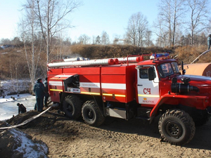 Пожарно-насосная станция. Фото ГУ МЧС России по Иркутской области