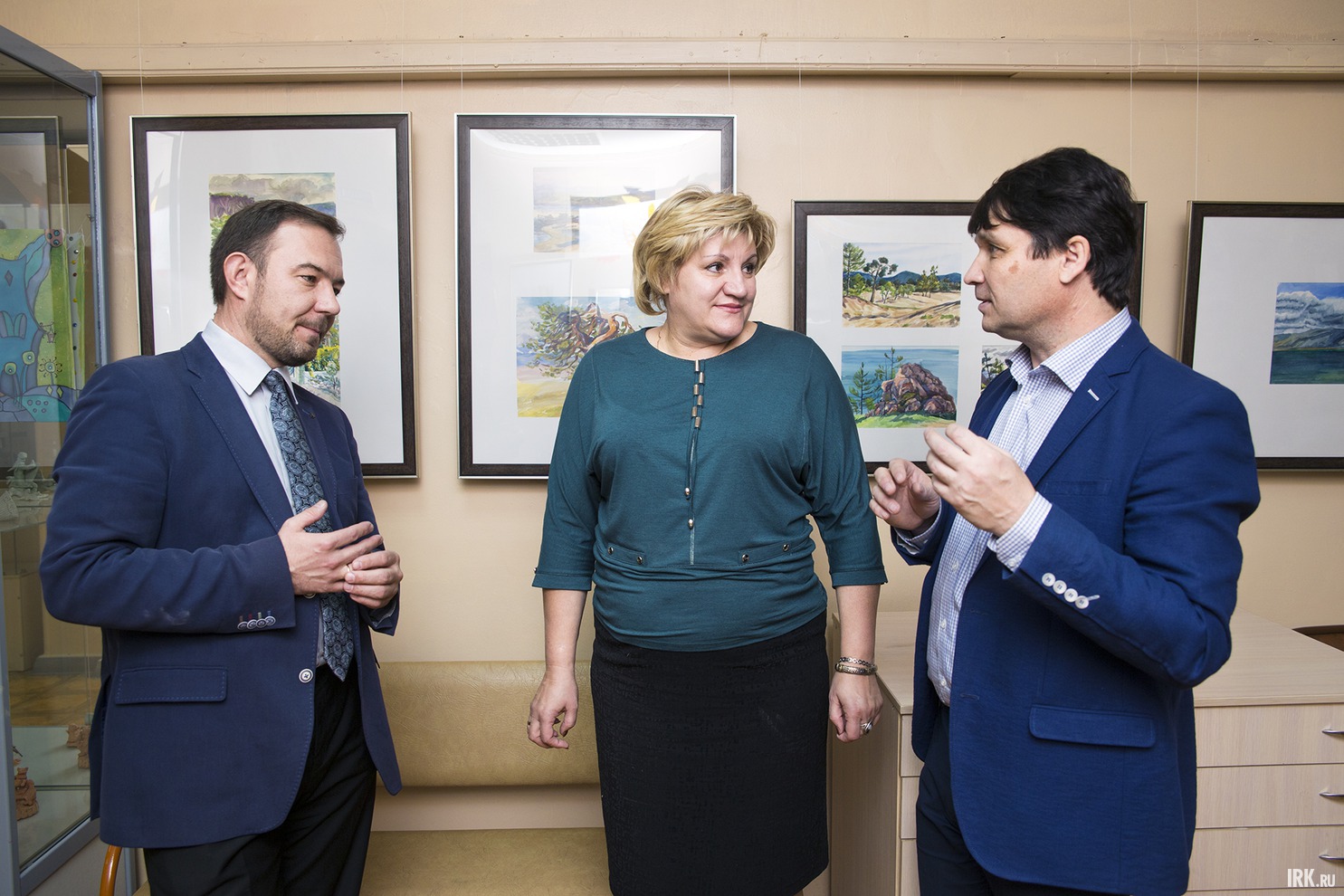 Виталий Барышников, Лариса Егорова и Вячеслав Глинский