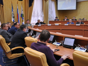 Заседание комиссии по ЖКХ и транспорту. Фото пресс-службы думы Иркутска