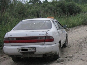 Машина убитой. Фото с сайта ГУ МВД России по Иркутской области