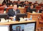 На сессии Законодательного собрания Иркутской области. Фото Андрея Федорова