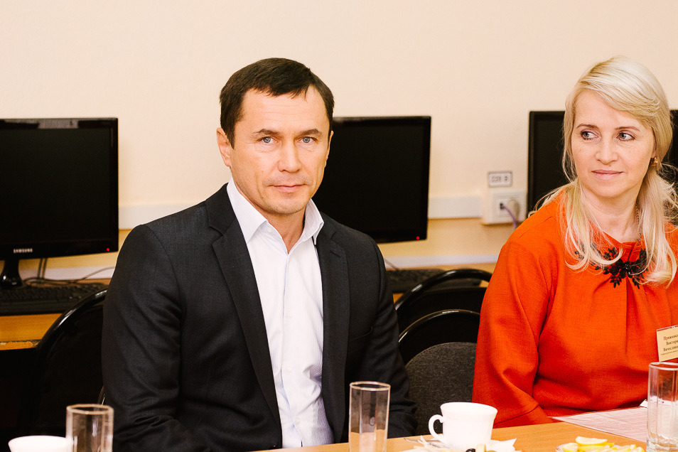 На встрече с преподавателями