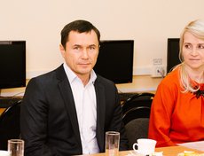 На встрече с преподавателями