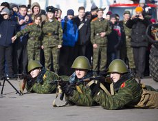 Прошли показательные выступления.