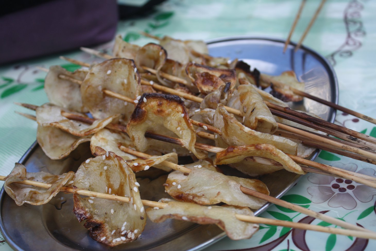 Картофельные шашлычки