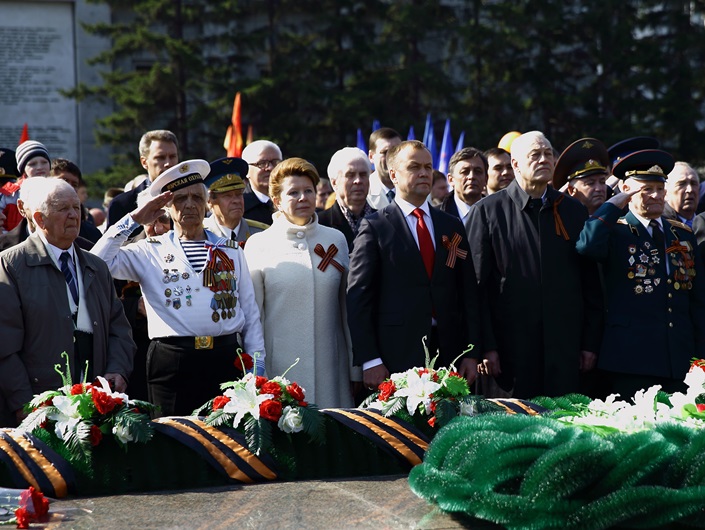 Празднование Дня Победы в Иркутске. Фото из архива пресс-службы правительства Иркутской области