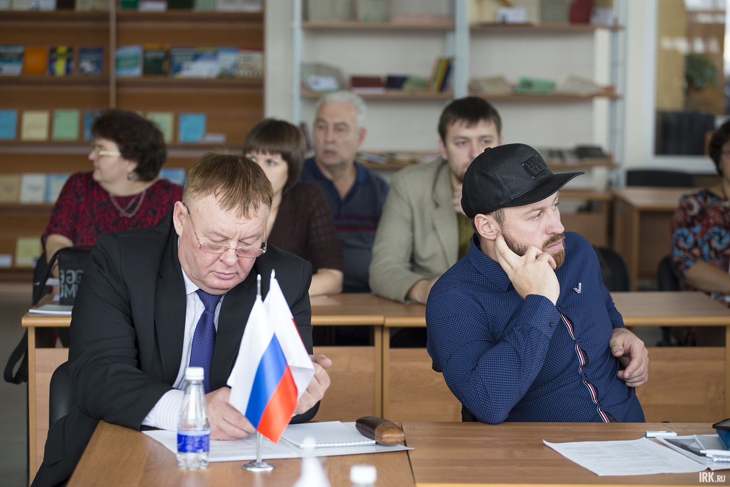 Председатель Иркутской областной организации ВОИ Константин Шумков, член Регионального штаба Виктор Пушкин
