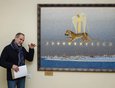 Там же состоялось открытие выставки одной картины Сергея Элояна к 355-летию  Иркутска.