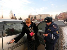 Во время проверки. Фото с сайта www.gibdd.ru