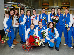 Игроки женской сборной России. Фото с сайта altairk.ru