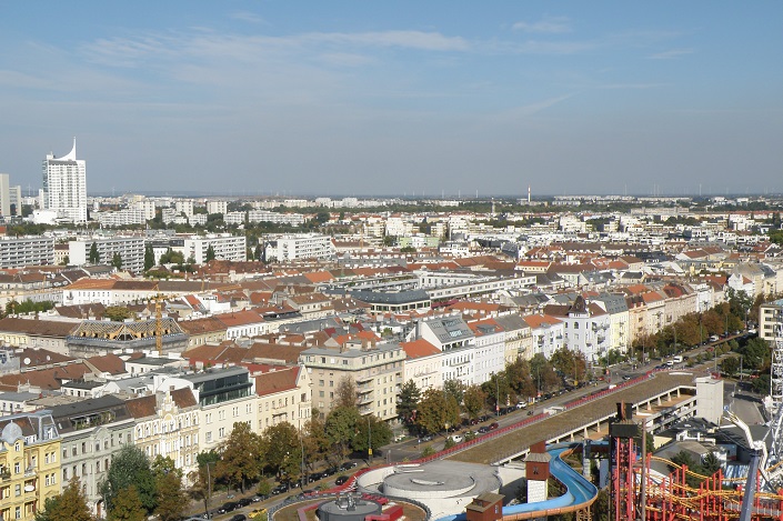 Вид с колеса обозрения