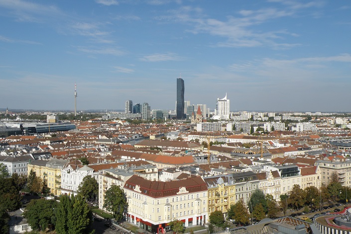 Вид с колеса обозрения