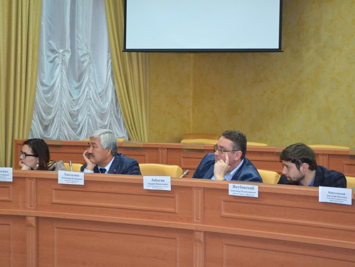 Андрей Лабыгин на заседании общественного совета