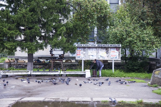 Возле ДК «Юбилейный». Автор фото — Валерия Алтарева