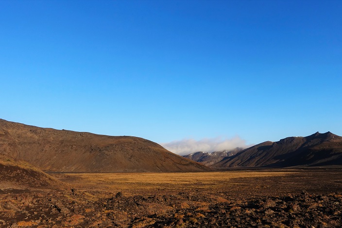 У подножья вулкана Горелый