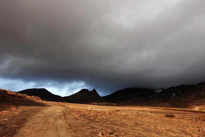 У подножья вулкана Авачинский