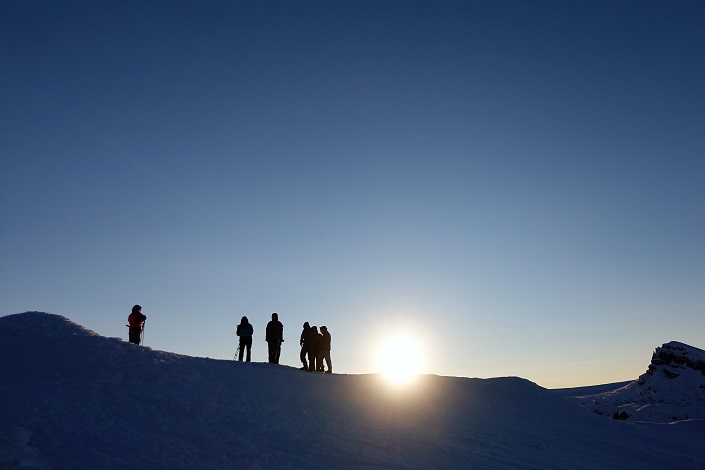Закат на вулкане Горелый