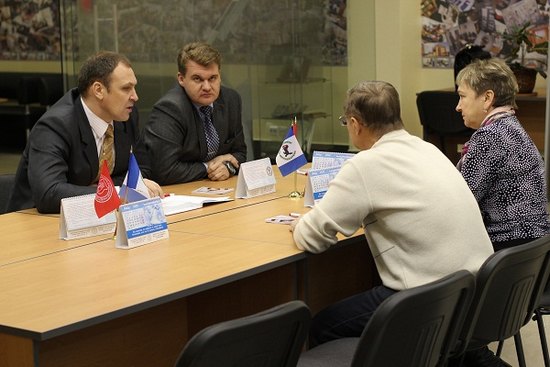 На приеме в общественном совете