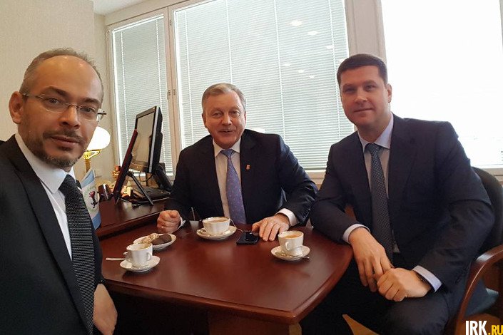 Николай Николаев, Сергей Серебренников и Андрей Чернышев в Госдуме. Фото со страницы в Facebook