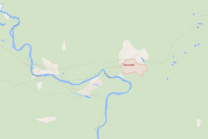 Чунский район. Изображение Google Maps